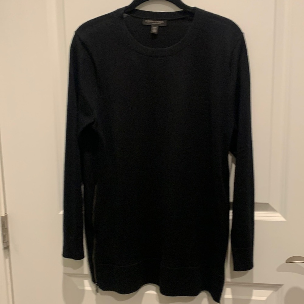 Banana Republic Black Merino Wool Sweater; size SP